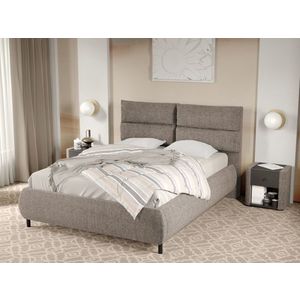 Pat Tapitat Cairo fix cu perne pe spatar Bej - Eden 4 160x200 imagine