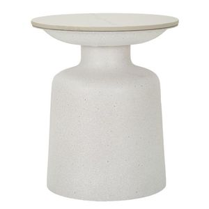 Mauro Ferretti Masa De Cafea Alba Fush cm Ø 40X47 | Aosom Romania imagine