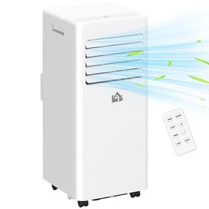 HOMCOM Climatizator Portabil 9000BTU: Răcire, Ventilator, Umiditate, Control Distanță - 20m² | Aosom Romania imagine