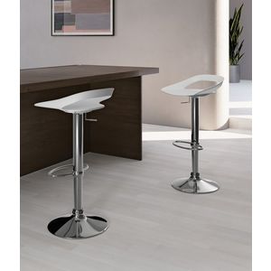 STONES Scaun din polipropilenă 40cm X 40cm H. 69/91cm | Aosom Romania imagine