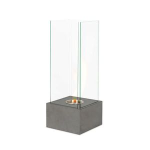 STONES Șeminee cu bioetanol 25cm X 25cm H. 65cm | Aosom Romania imagine