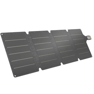 HOMCOM Încărcător Solar 36W Pliabil cu Conector Type-C, Impermeabil IP67 din ETFE, Gri | Aosom Romania imagine