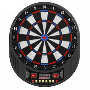 SPORTNOW Dartboard electronic pentru 1-8 jucători, afișaj LCD, 6 seturi de săgeți, multicolor | Aosom Romania imagine