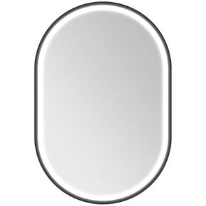 HOMCOM Oglindă baie iluminare LED 50x70cm, oglindă iluminată de perete cu comutator tactil, lumină 3 culori | Aosom Romania imagine