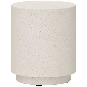 HOMCOM Masă laterală cu aspect beton 37 cm x 37 cm x 43 cm Pulbere anorganică de minereu Gri | Aosom Romania imagine