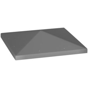 Outsunny Prelată de rezervă 3 x 3 m pentru pavilion, prelată pentru pavilion de grădină, cu orificii de scurgere, UPF30+, gri închis | Aosom Romania imagine