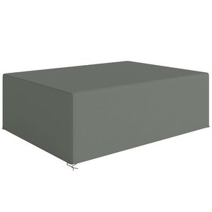 Outsunny Husă pentru mobilier de grădină, husă pentru set de grădină impermeabilă, rezistentă la vânt și la UV, 275 x 205 x 90 cm, gri | Aosom Romania imagine