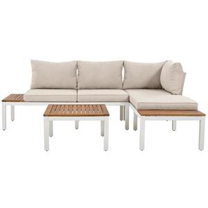 Set mobilier de grădină, Bej | Aosom Romania imagine