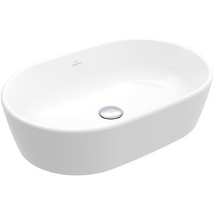 Lavoar oval Villeroy & Boch Architectura Ceramic Plus 60x40cm montare pe blat Alb Alpin imagine