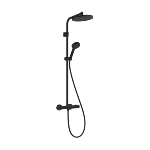 Coloana de dus Hansgrohe Activera S 240 1jet EcoSmart+ cu baterie termostatat Ecostat Fine Varia negru mat imagine