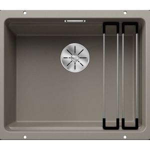 Chiuveta bucatarie Blanco Etagon 500-U 530x460mm 2 sine glisante montare sub blat Silgranit maro trufe imagine