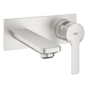 Baterie lavoar Grohe Lineare de perete montaj incastrat necesita corp ingropat supersteel imagine