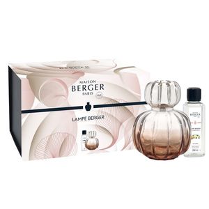 Set lampa catalitica Maison Berger Corali Pink cu parfum Lady Flower 250ml imagine