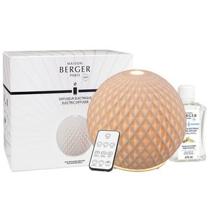 Difuzor ultrasonic parfum Maison Berger Sphere + parfum Pure White Tea 475 ml imagine