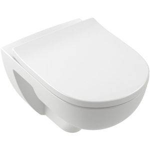 Set vas wc suspendat Villeroy & Boch O.Novo TwistFlush [e3] si capac cu inchidere lenta si QuickRelease alb alpin imagine