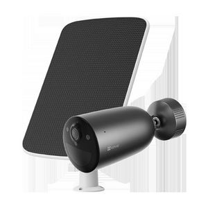 Kit Camera IP EZVIZ + Panou Solar, Baterie 5200 mAh, Rezolutie 2K, Audio bidirectional imagine