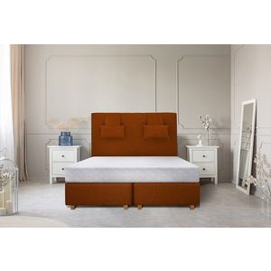 Saltea SuperOrtopedica KONFORTA+ 20 cm, 100x200x20cm, Husa detasabila, lavabila, matlasata, hipoalergenica, Reversibila, Fermitate Medie imagine