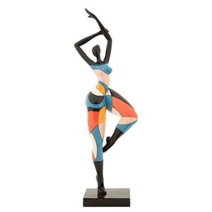 Figurina decorativa Dancing Girl Rubic -B, Mauro Ferretti, 32.5x9.7x20.5 cm, polirasina, multicolor imagine