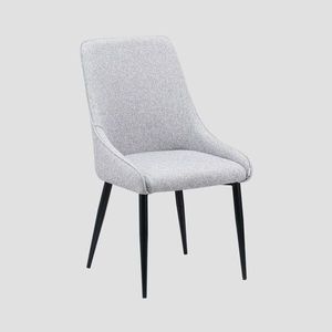 Scaun Sabor, Homla, 52x52x93.5 cm, metal/MDF/poliester, gri imagine