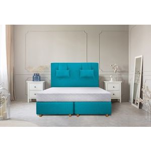 Saltea SuperOrtopedica KONFORTA+ 18 cm, 180x190x18cm, Husa detasabila, lavabila, matlasata, hipoalergenica, Reversibila, Ferma imagine