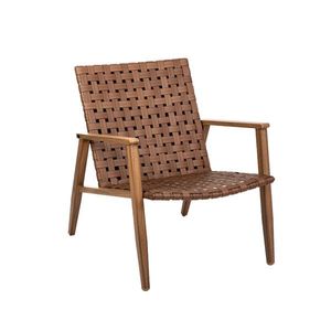 Fotoliu pentru gradina/terasa Trad, Homla, 73x62x75 cm, metal/ratan, maro imagine