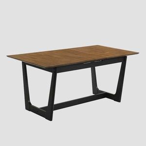 Masa extensibila Pahkel, Homla, 140-175x90x76 cm, lemn de cauciuc, maro imagine