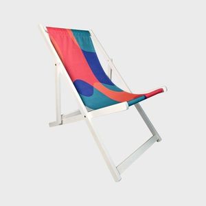 Sezlong Color Fiesta, Homla, 58.5x71/86x92/100 cm, lemn/poliester, multicolor imagine