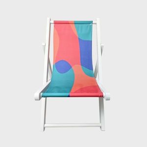 Sezlong Color Fiesta, Homla, 42x58.5x52.5 cm, lemn/poliester, multicolor imagine