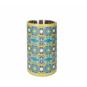 Racitor sticla de vin, Citrus Yellow edge, Brandani, 12x19 cm, inox imagine