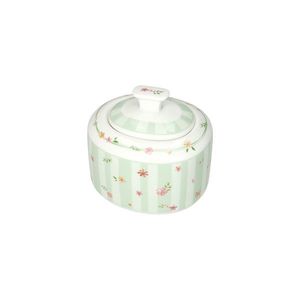 Zaharnita cu capac, Polline Green, Brandani, 10x9x9 cm, portelan New Bone China imagine