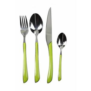 Set tacamuri 24 piese, Lime, Brandani, inox, verde lime imagine