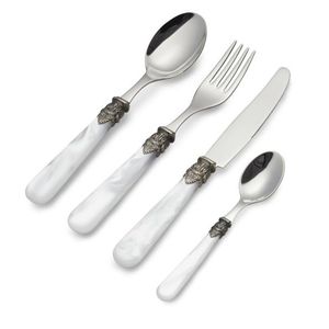 Set tacamuri 16 piese, Mother Of Pearl, Brandani, inox, perla imagine