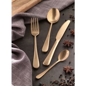 Set tacamuri 16 piese, Old Gold, Brandani, inox, auriu imagine