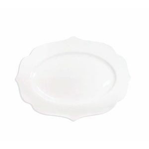 Platou servire, Queen, Brandani, 35x25 cm, portelan New Bone China imagine