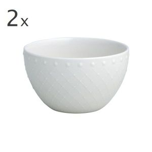 Set 2 boluri, Burlesque, Brandani, 13.5x8 cm, portelan imagine