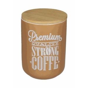 Recipient pentru cafea, Coffee, Brandani, 10x13.5 cm, portelan New Bone China imagine