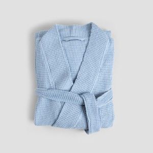 Halat de baie Vaffel, Homla, S/M, bumbac, albastru imagine