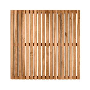 Covoras de baie, Wenko, Duckboard, 55 x 55 cm, lemn de salcam, maro imagine