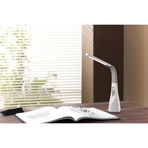 Lampa de masa Vento, RL, 12.5x38x46 cm, 5W, 1x SMD, plastic, alb imagine