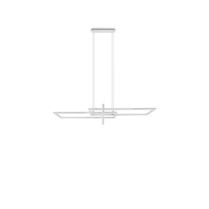 Lustra Salinas, TRIO, 110x40x150 cm, 34W, 1x SMD, metal, alb mat imagine