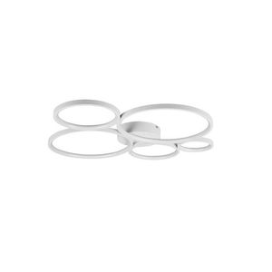 Plafoniera Rondo, TRIO, 59x53x5.5 cm, 49W, 1x SMD, metal, alb mat imagine