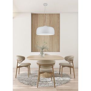 Lustra Baron, TRIO, 52x150 cm, 40W, 4x E27, metal, alb mat imagine