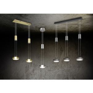 Lustra Franklin, TRIO, 85x14x150 cm, 9W, 3x SMD, aluminiu, antracit imagine