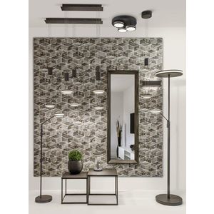 Lampadar Franklin, TRIO, 23x41x133 cm, 6.5W, 1x SMD, metal, antracit imagine