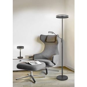 Lampadar Franklin, TRIO, 35.2x181 cm, 35W, 6.5W, 1x SMD, metal, antracit imagine