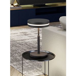 Lampa de masa Franklin, TRIO, 14x25 cm, 6W, 1x SMD, metal, antracit imagine