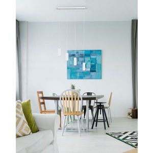 Lustra Marley, TRIO, 75x9x150 cm, 35W, 4x GU10, metal, alb imagine