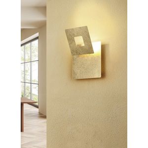 Aplica de perete Leano, TRIO, 18x6.5x18 cm, 6W, 1x SMD, metal, auriu imagine