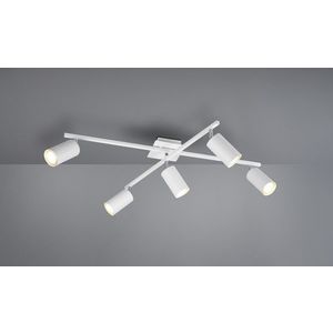 Plafoniera Marley, TRIO, 77.4x57.4x22.4 cm, 35W, 5x GU10, metal, alb imagine