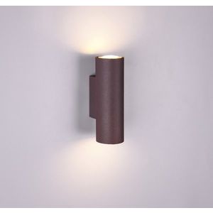 Aplica de perete Marley, TRIO, 6x8x18 cm, 35W, 2x GU10, metal, maro imagine